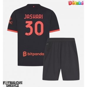 AC Milan Ardon Jashari #30 Dětské Alternativní dres komplet 2026-27 Krátký Rukáv (+ trenýrky)
